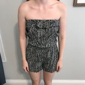 Black and White Romper